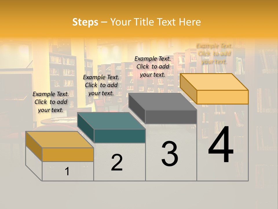 Modern Shelf Study PowerPoint Template