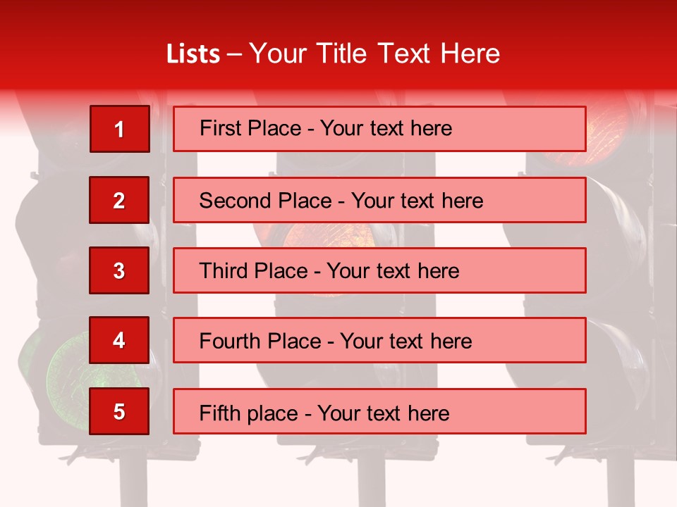 Yellow Green Light PowerPoint Template