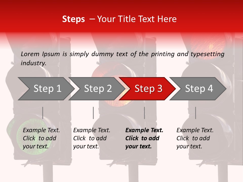 Yellow Green Light PowerPoint Template