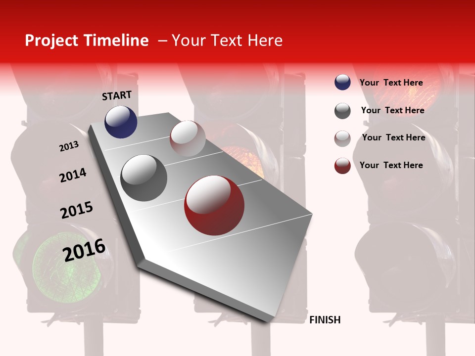 Yellow Green Light PowerPoint Template