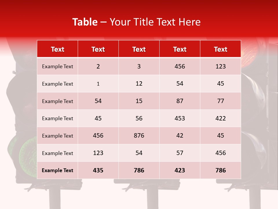 Yellow Green Light PowerPoint Template