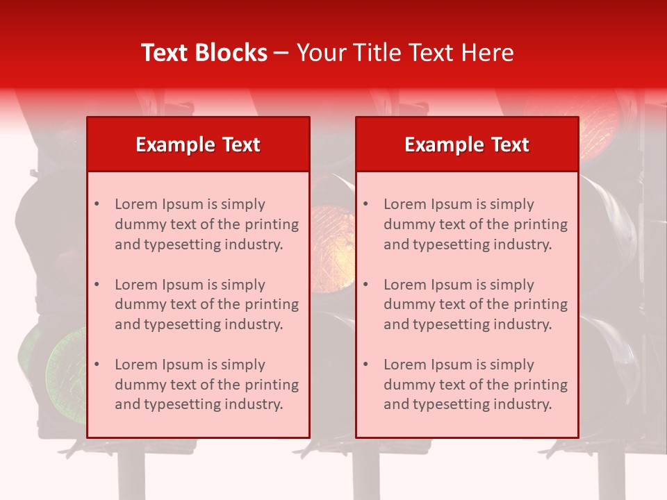 Yellow Green Light PowerPoint Template