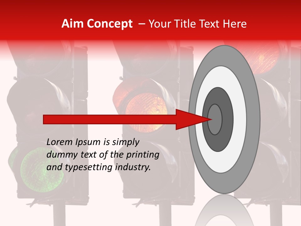 Yellow Green Light PowerPoint Template