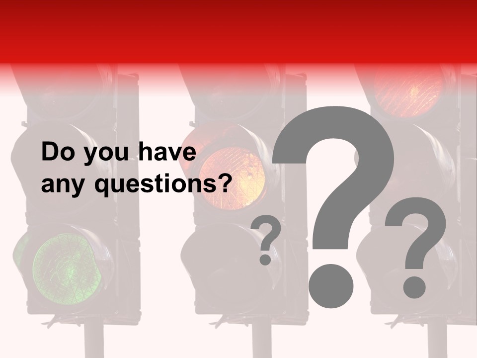 Yellow Green Light PowerPoint Template