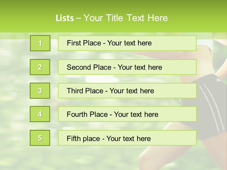Hot Summer Person PowerPoint Template