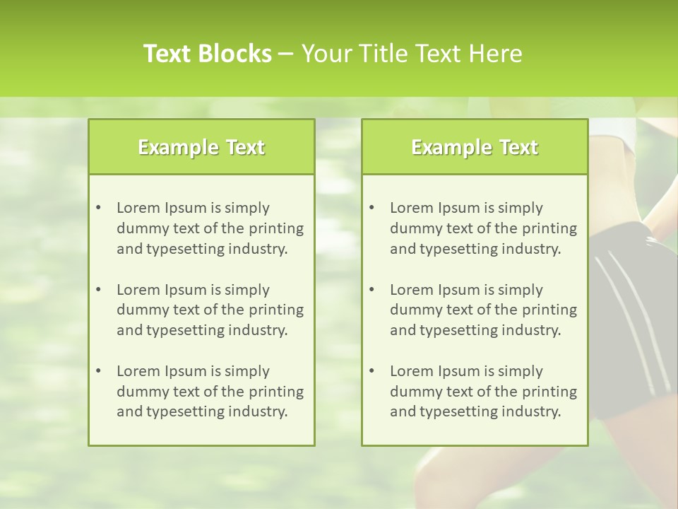 Hot Summer Person PowerPoint Template