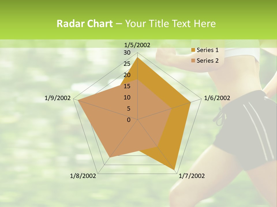 Hot Summer Person PowerPoint Template