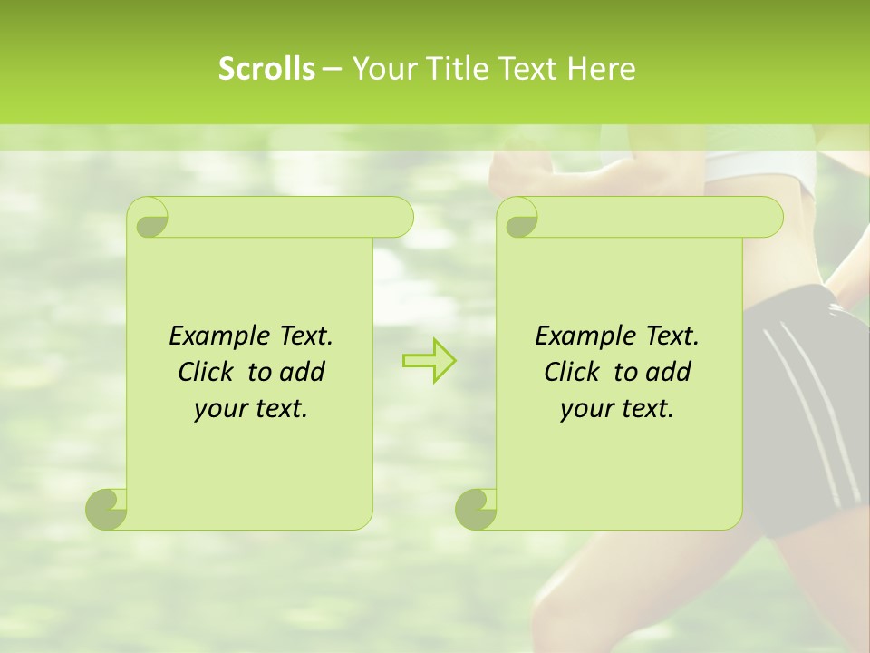 Hot Summer Person PowerPoint Template