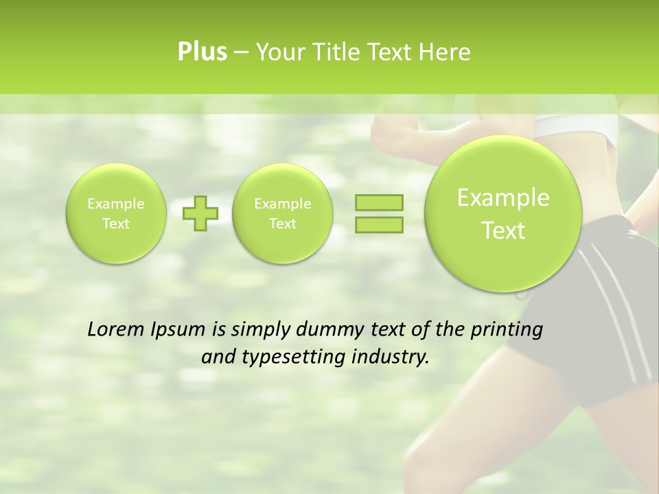 Hot Summer Person PowerPoint Template