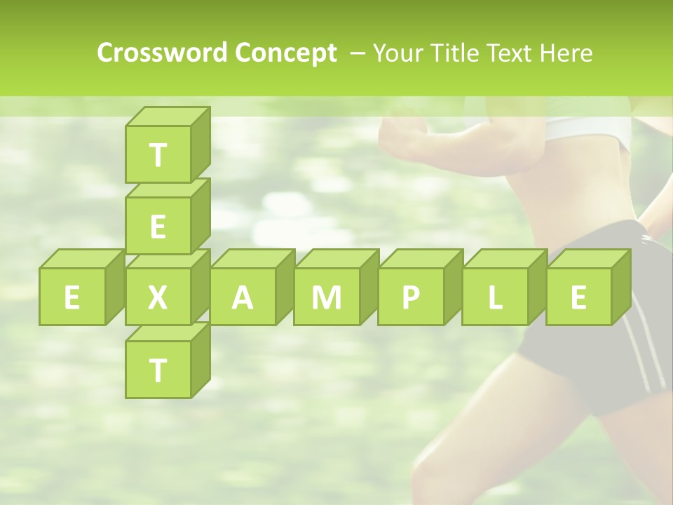 Hot Summer Person PowerPoint Template