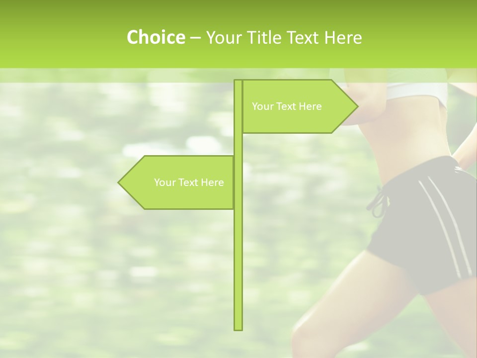 Hot Summer Person PowerPoint Template