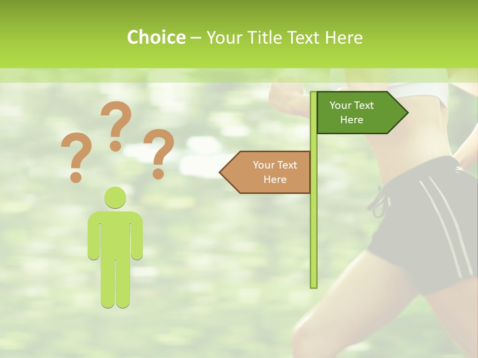 Hot Summer Person PowerPoint Template