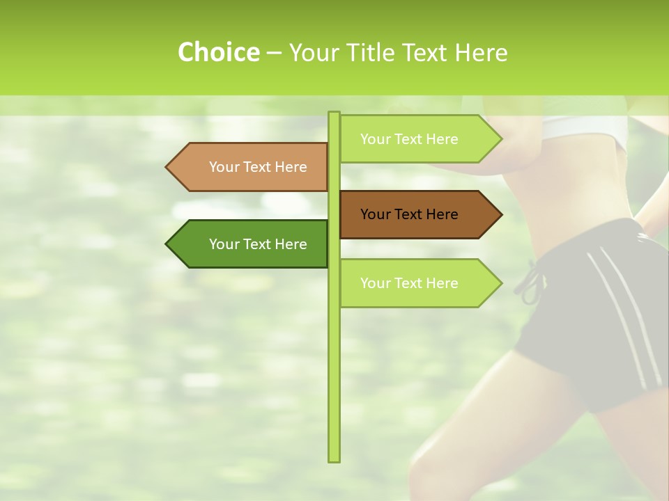 Hot Summer Person PowerPoint Template