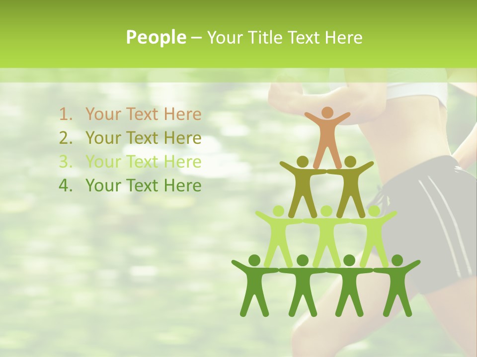 Hot Summer Person PowerPoint Template