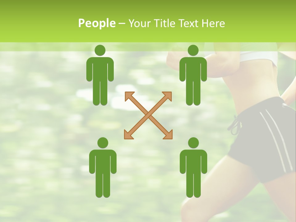 Hot Summer Person PowerPoint Template