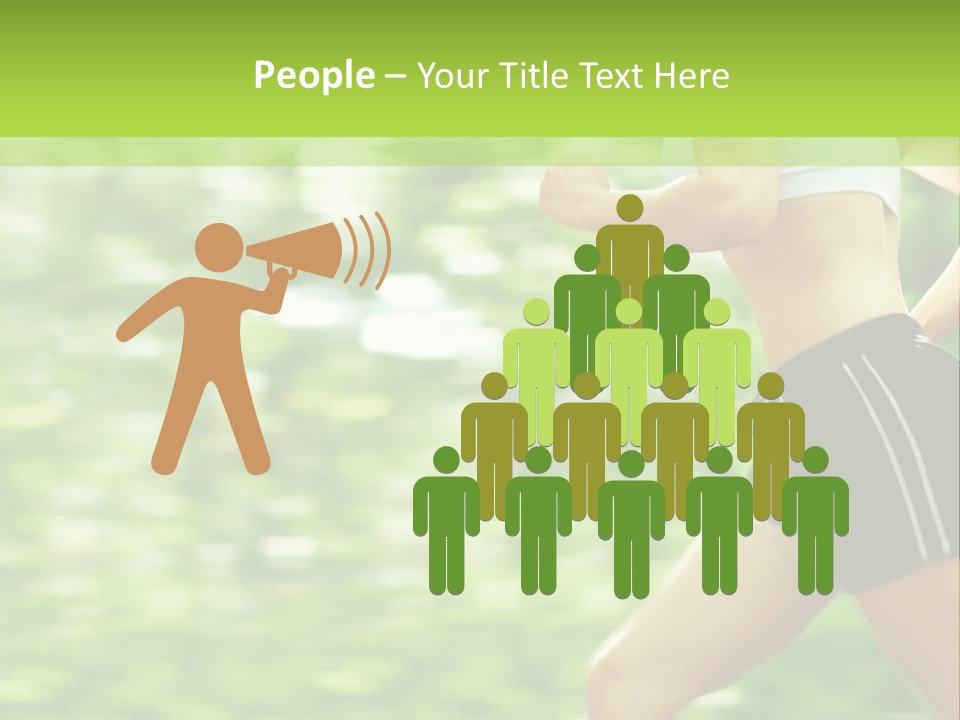 Hot Summer Person PowerPoint Template