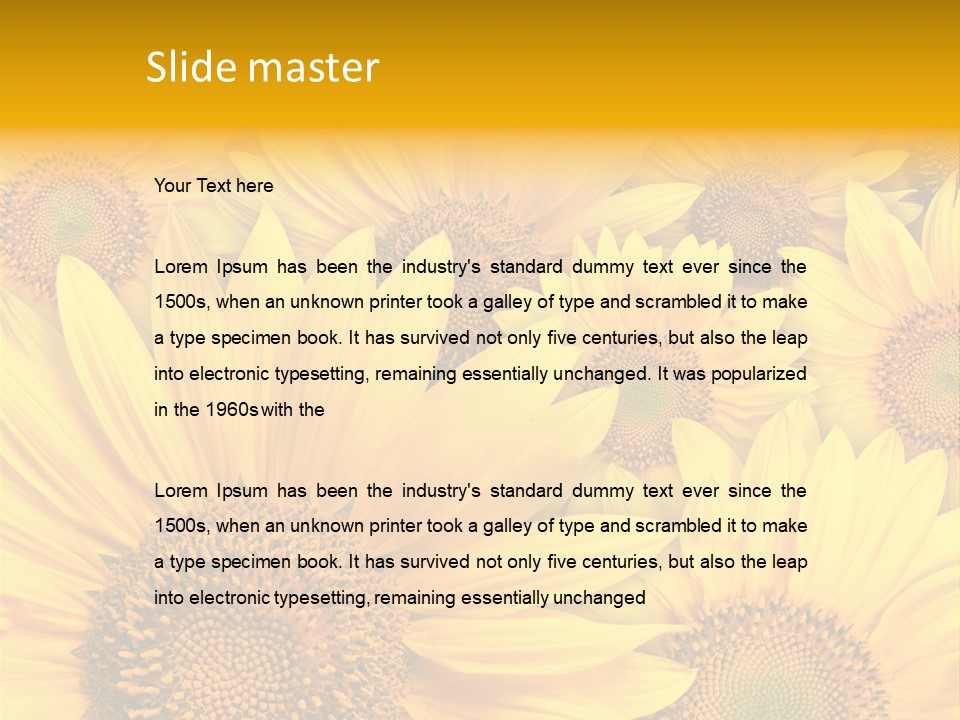 Plants Flora Petals PowerPoint Template