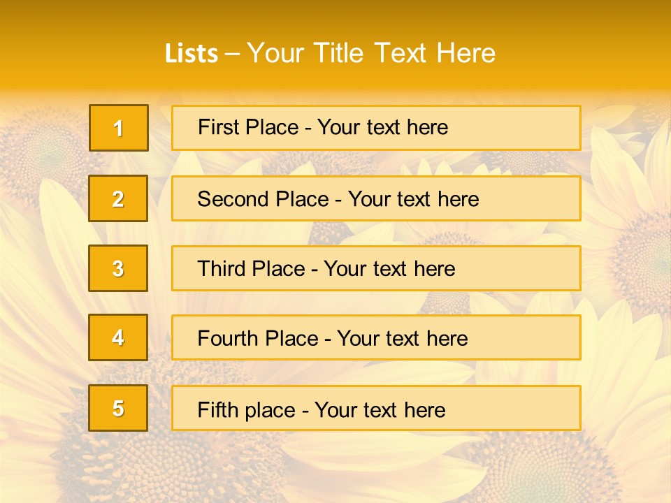 Plants Flora Petals PowerPoint Template