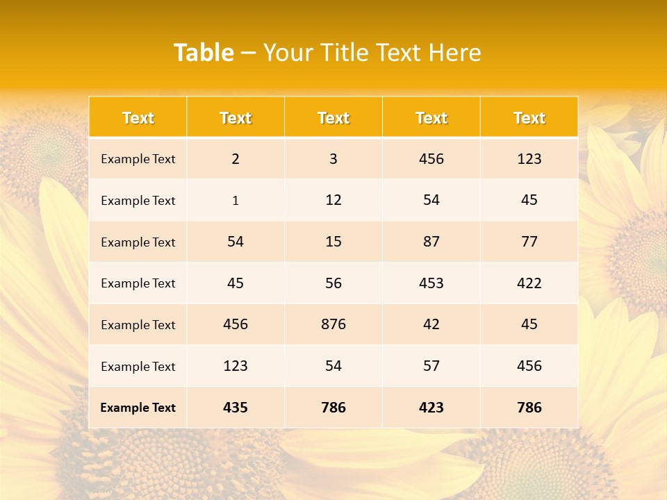 Plants Flora Petals PowerPoint Template