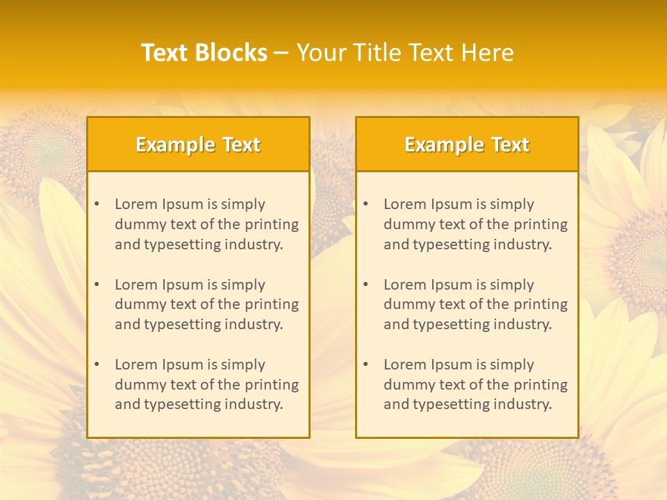 Plants Flora Petals PowerPoint Template