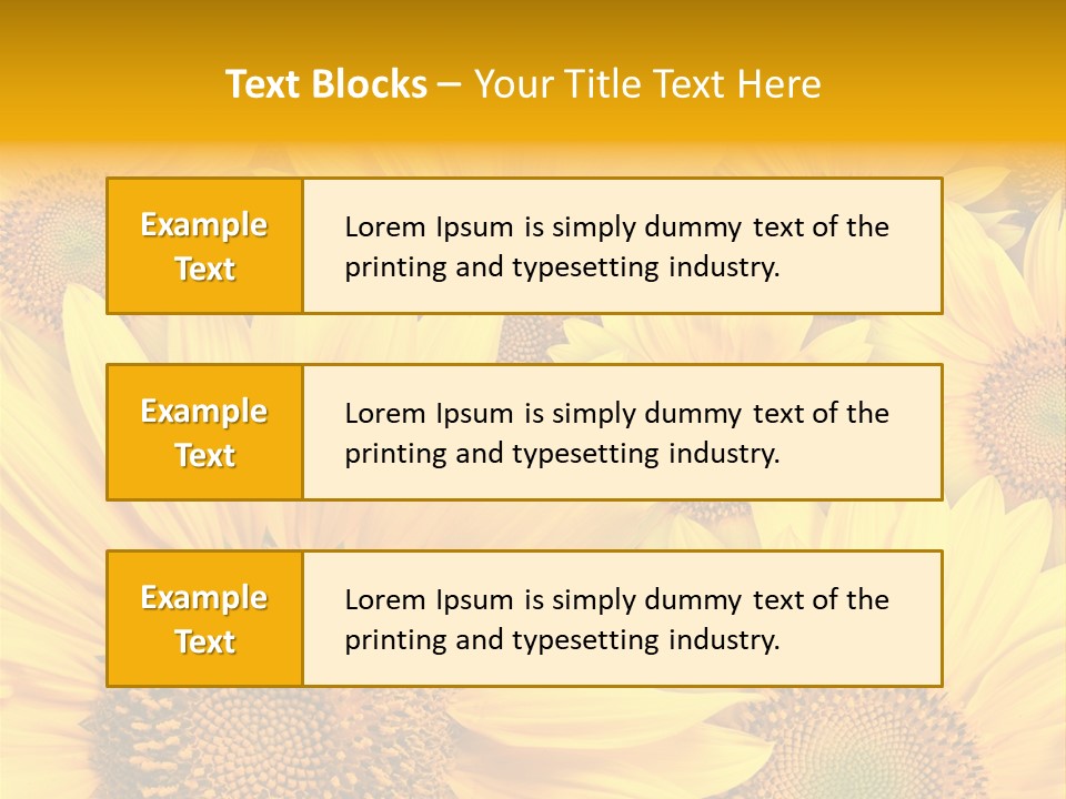 Plants Flora Petals PowerPoint Template