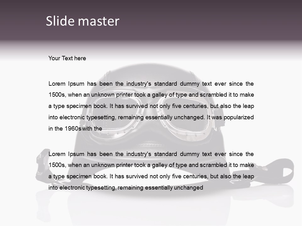 Motor Vintage Ride PowerPoint Template