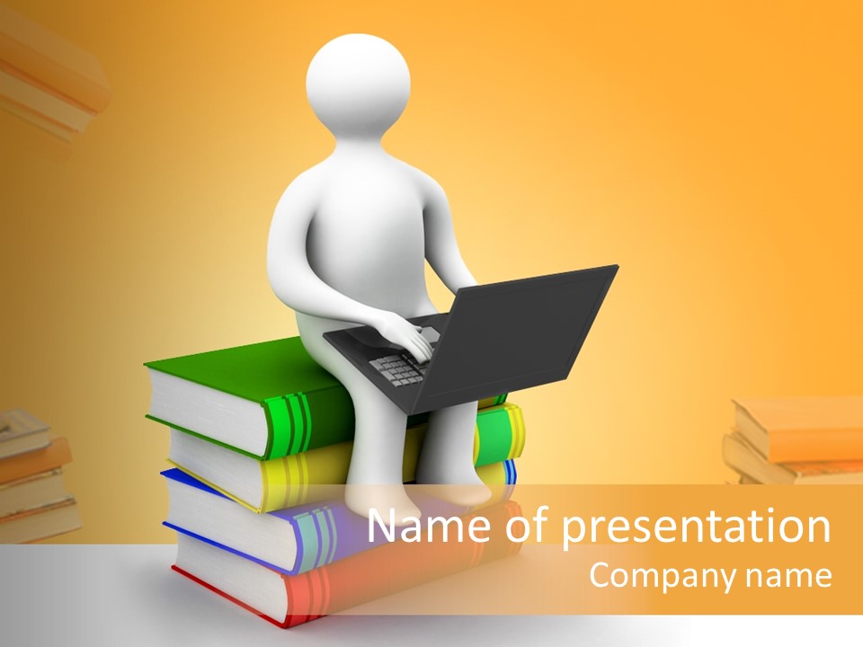 Paper Law Illustration PowerPoint Template