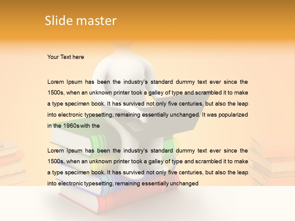 Paper Law Illustration PowerPoint Template