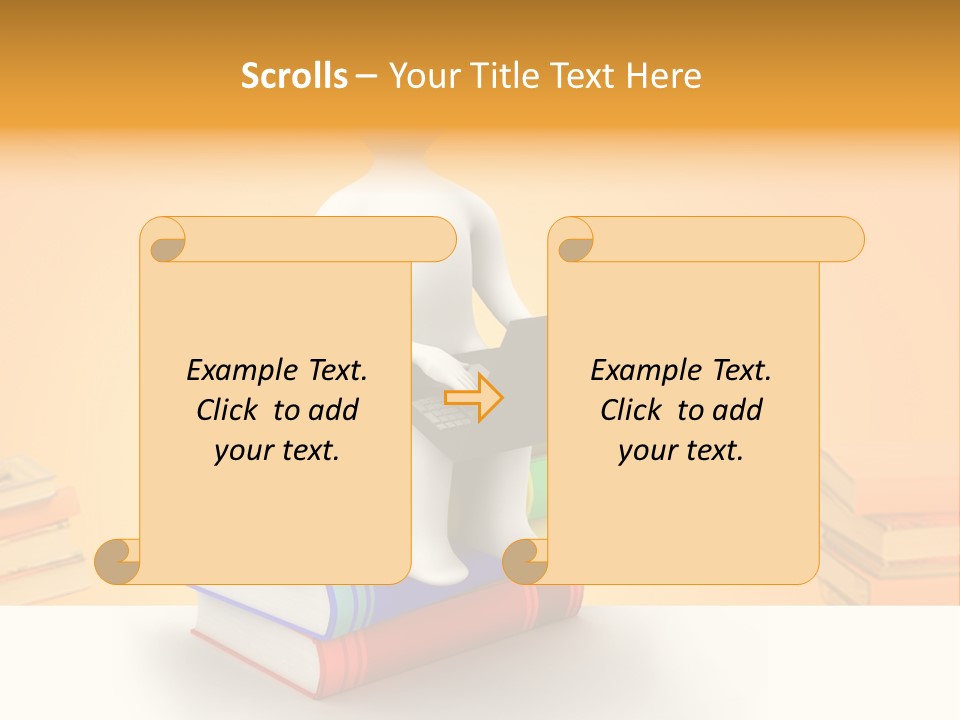 Paper Law Illustration PowerPoint Template