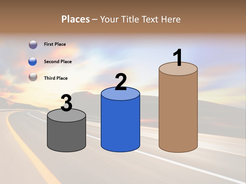 Abstract Travel Mountain PowerPoint Template