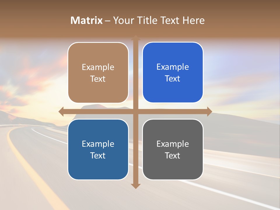 Abstract Travel Mountain PowerPoint Template