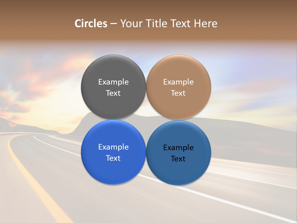 Abstract Travel Mountain PowerPoint Template