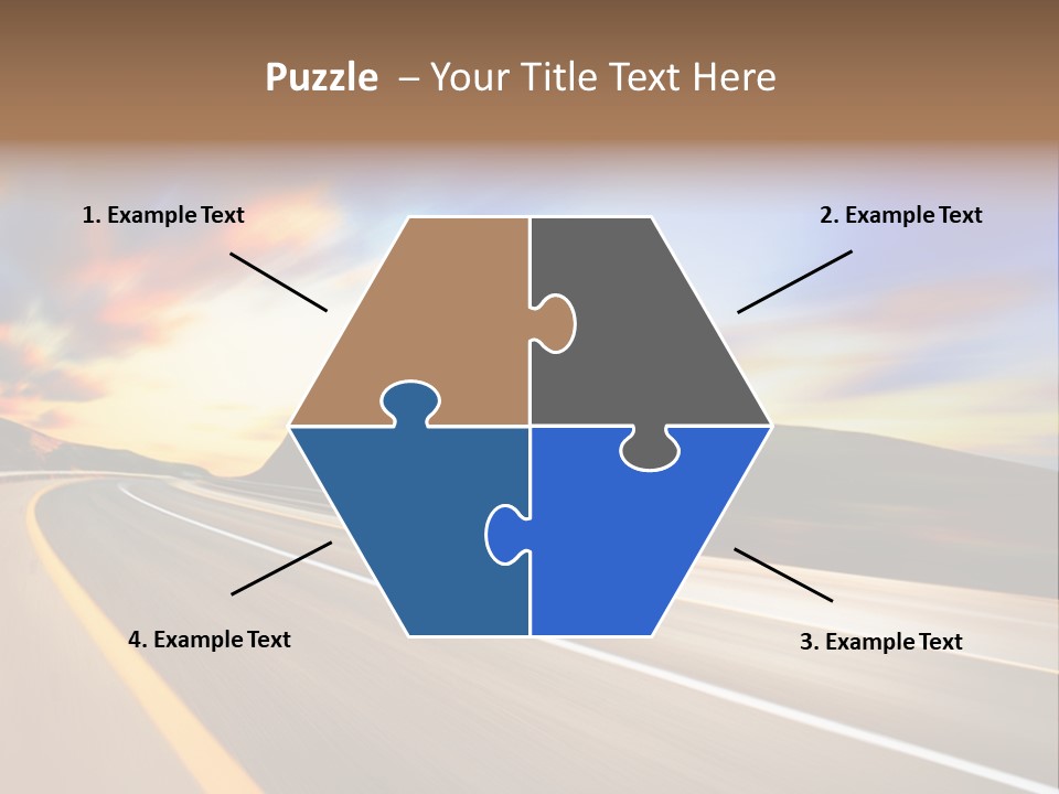 Abstract Travel Mountain PowerPoint Template