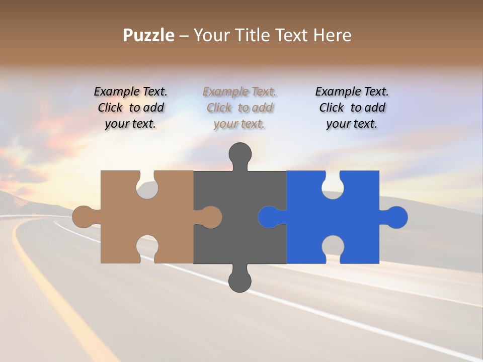 Abstract Travel Mountain PowerPoint Template