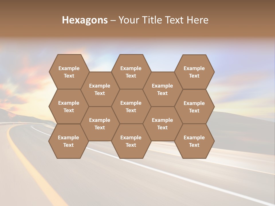 Abstract Travel Mountain PowerPoint Template