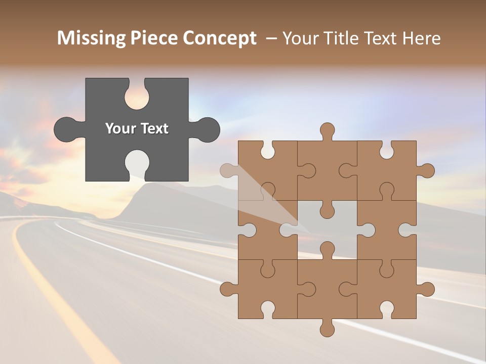 Abstract Travel Mountain PowerPoint Template