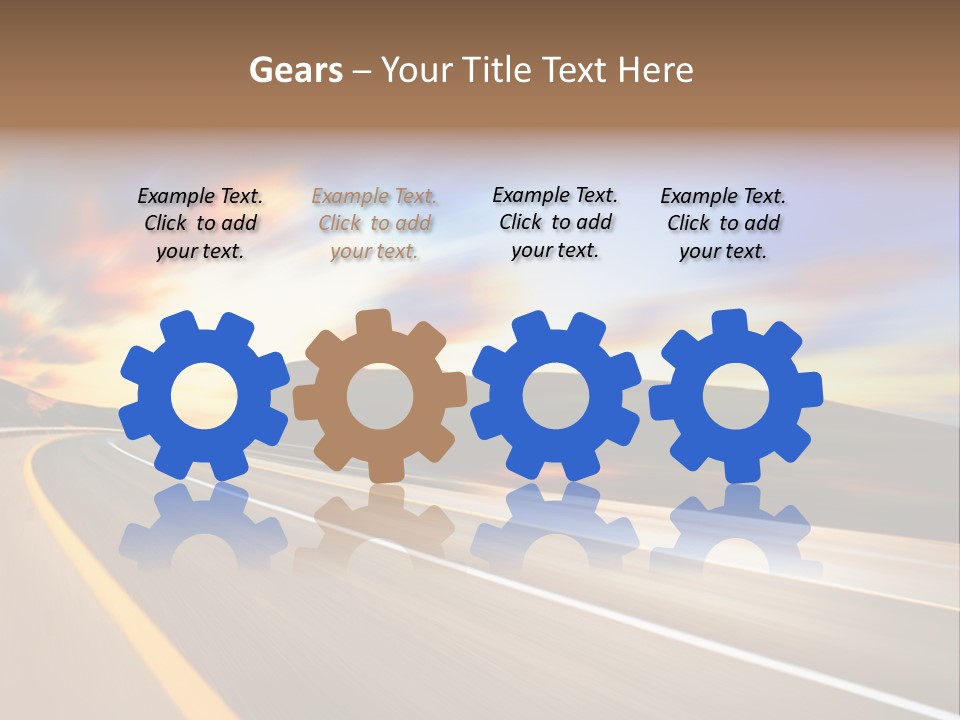 Abstract Travel Mountain PowerPoint Template