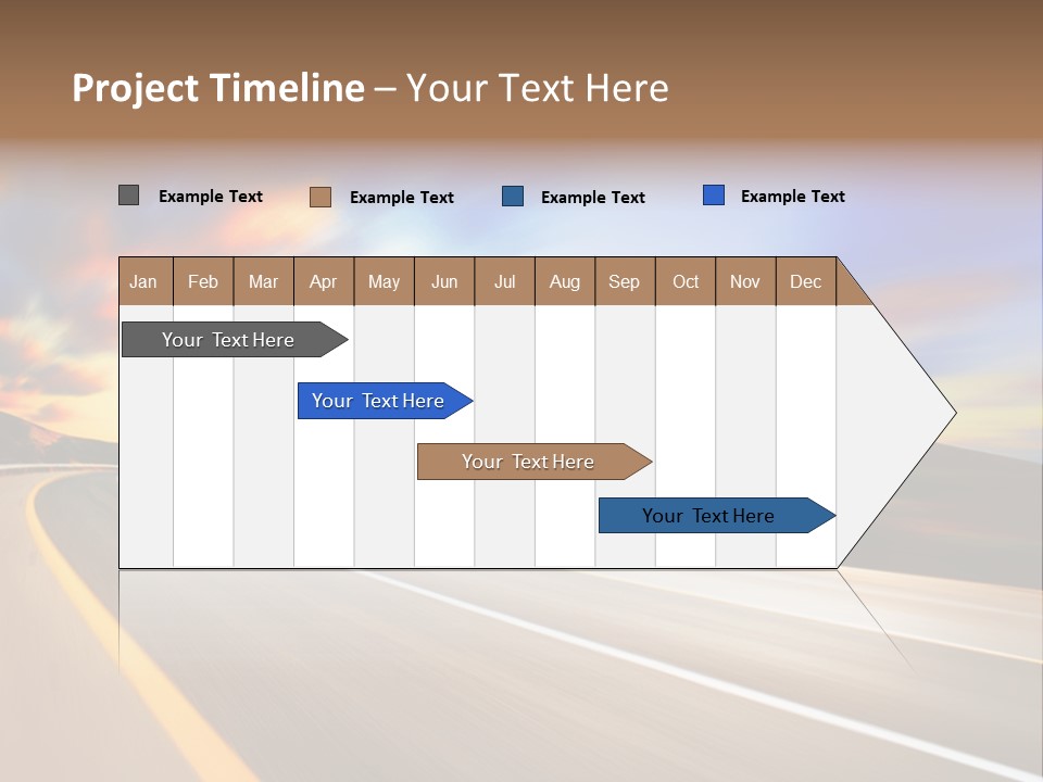 Abstract Travel Mountain PowerPoint Template