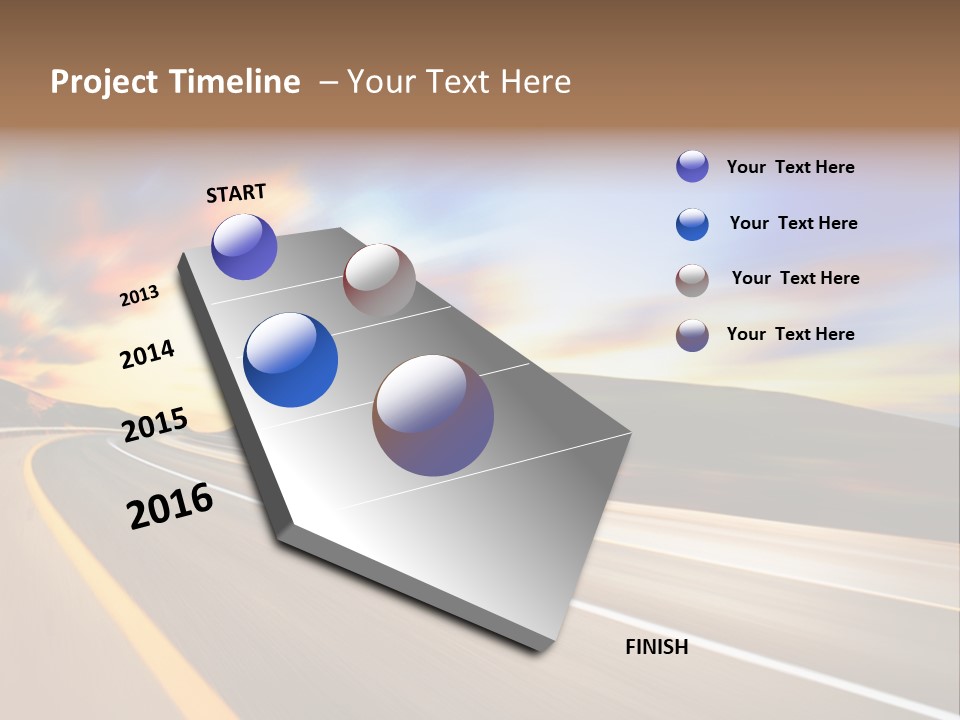 Abstract Travel Mountain PowerPoint Template