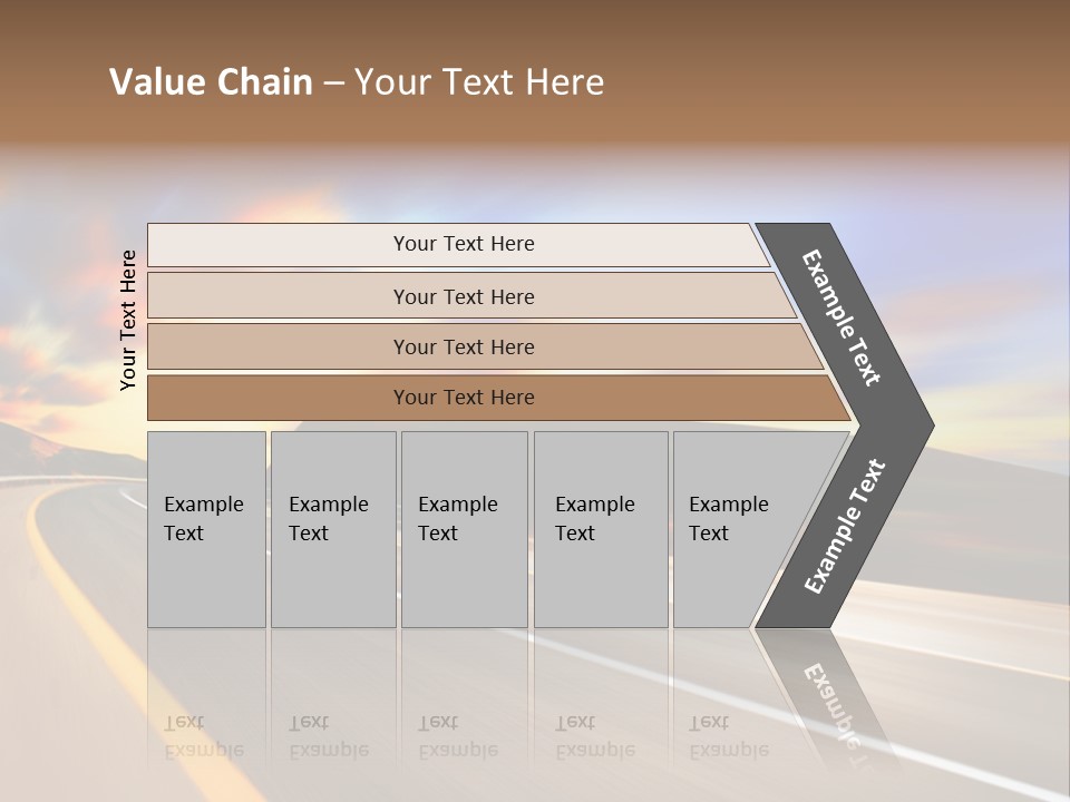 Abstract Travel Mountain PowerPoint Template