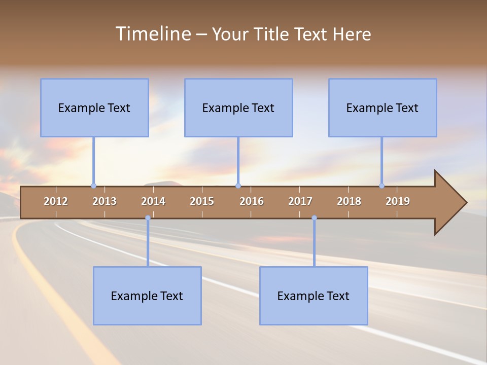 Abstract Travel Mountain PowerPoint Template