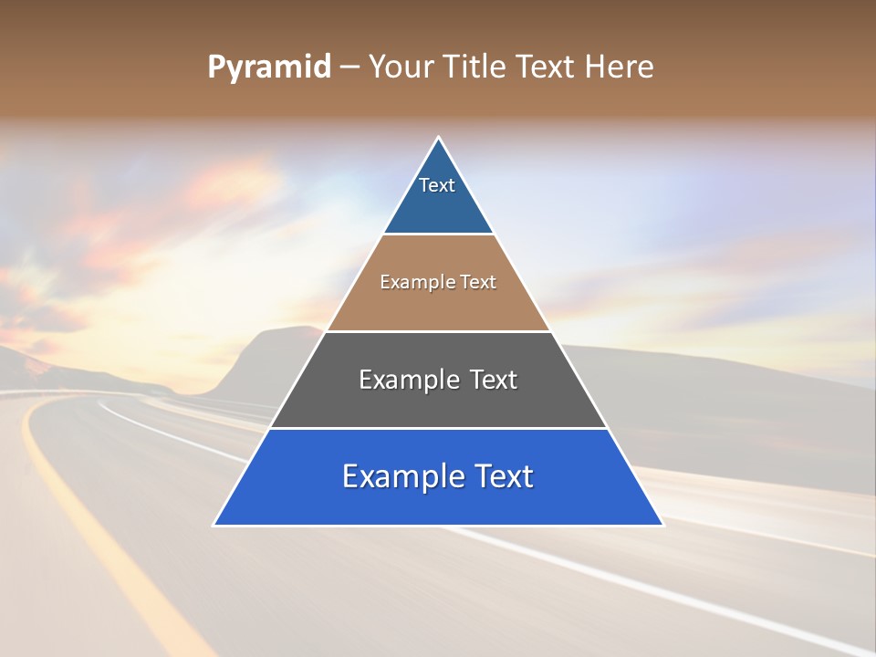 Abstract Travel Mountain PowerPoint Template