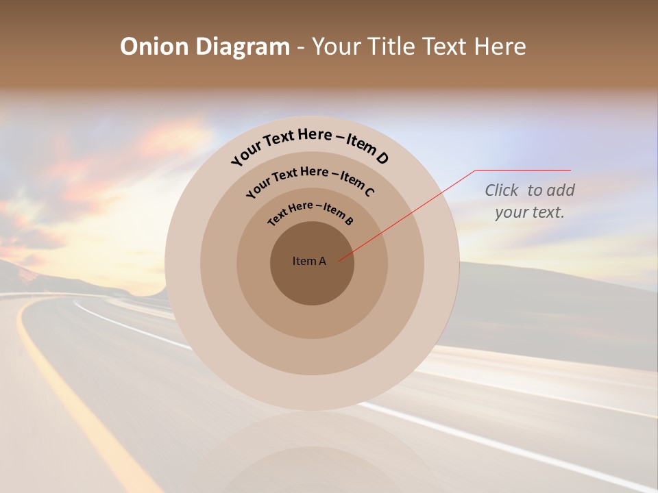 Abstract Travel Mountain PowerPoint Template
