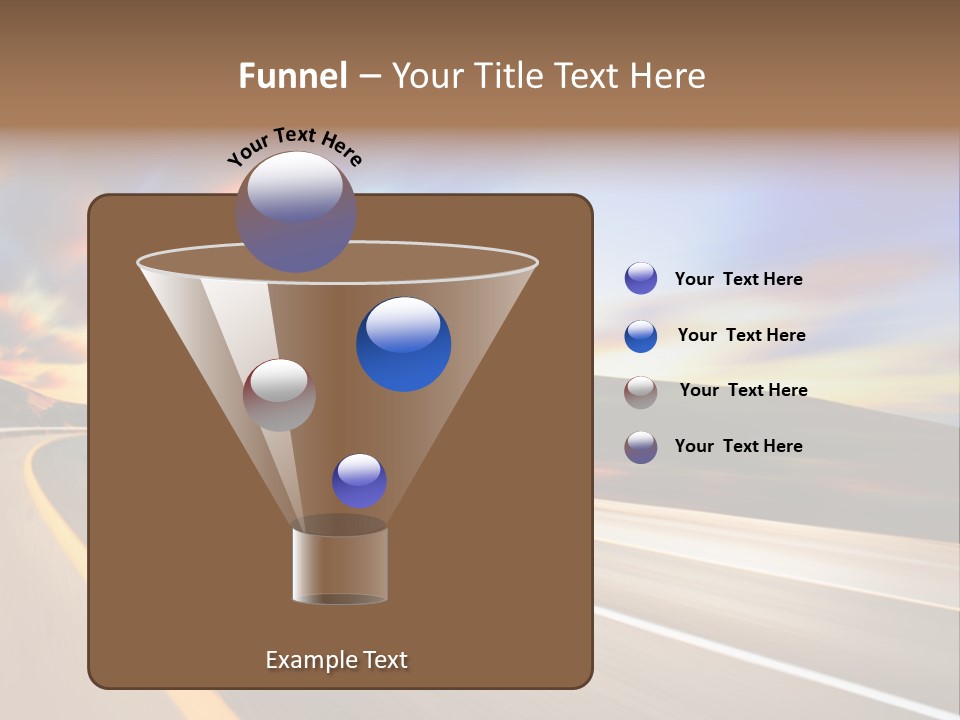 Abstract Travel Mountain PowerPoint Template