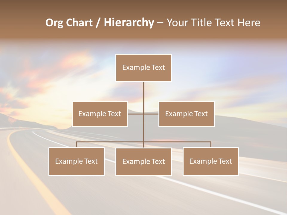 Abstract Travel Mountain PowerPoint Template
