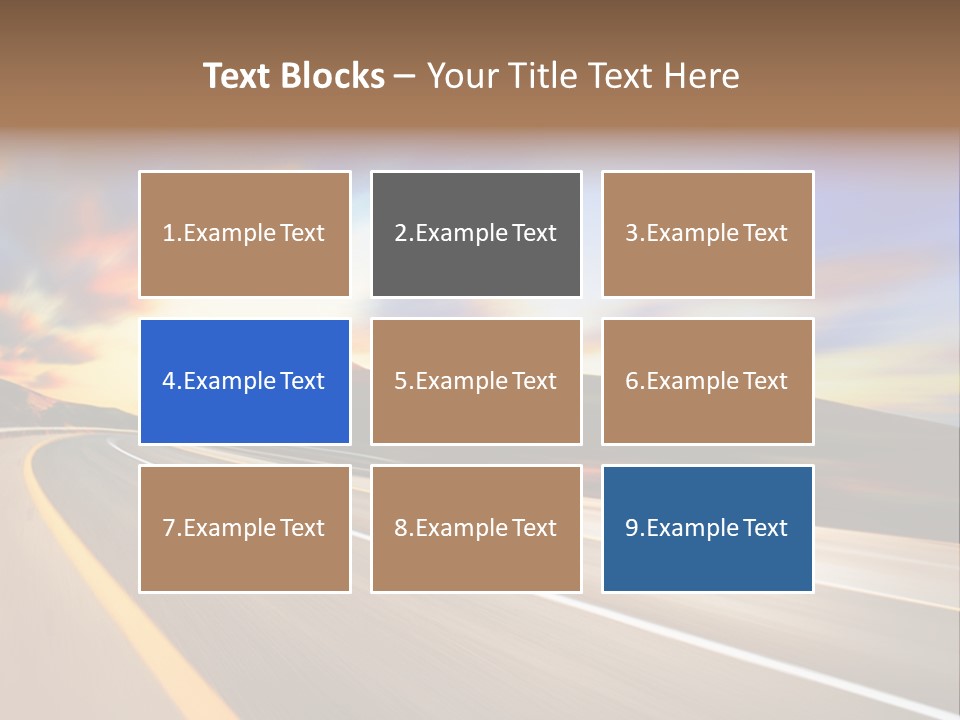 Abstract Travel Mountain PowerPoint Template