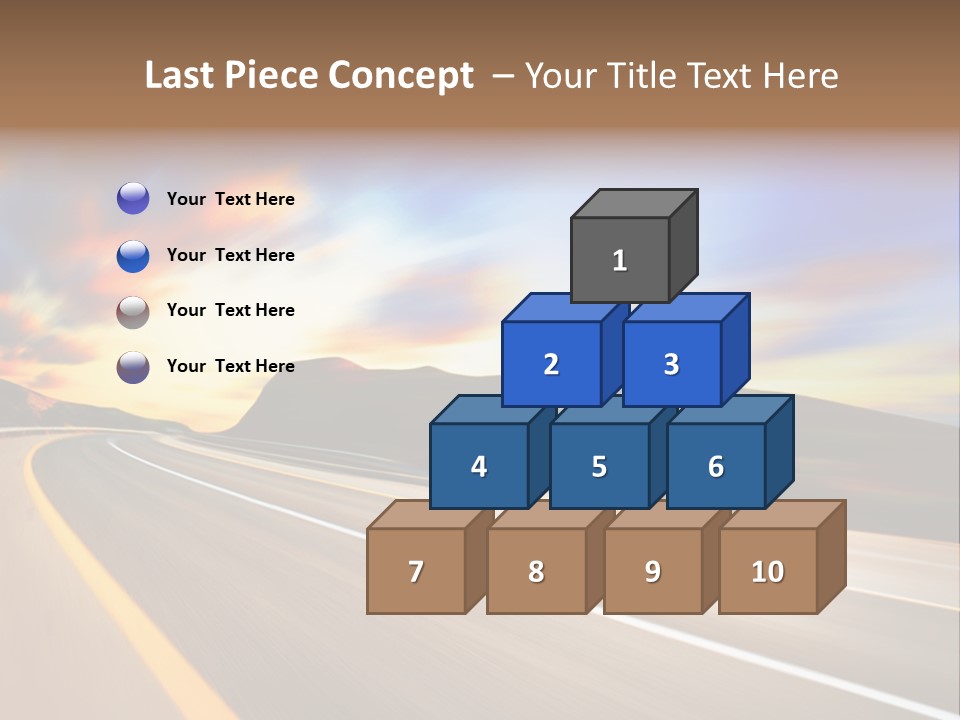 Abstract Travel Mountain PowerPoint Template