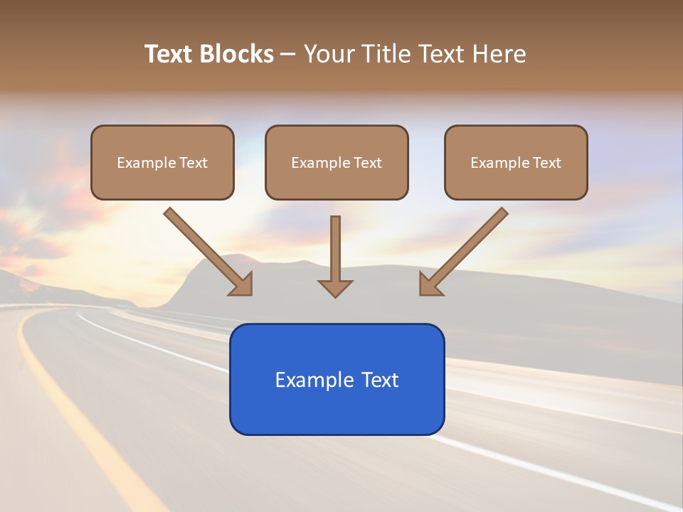 Abstract Travel Mountain PowerPoint Template