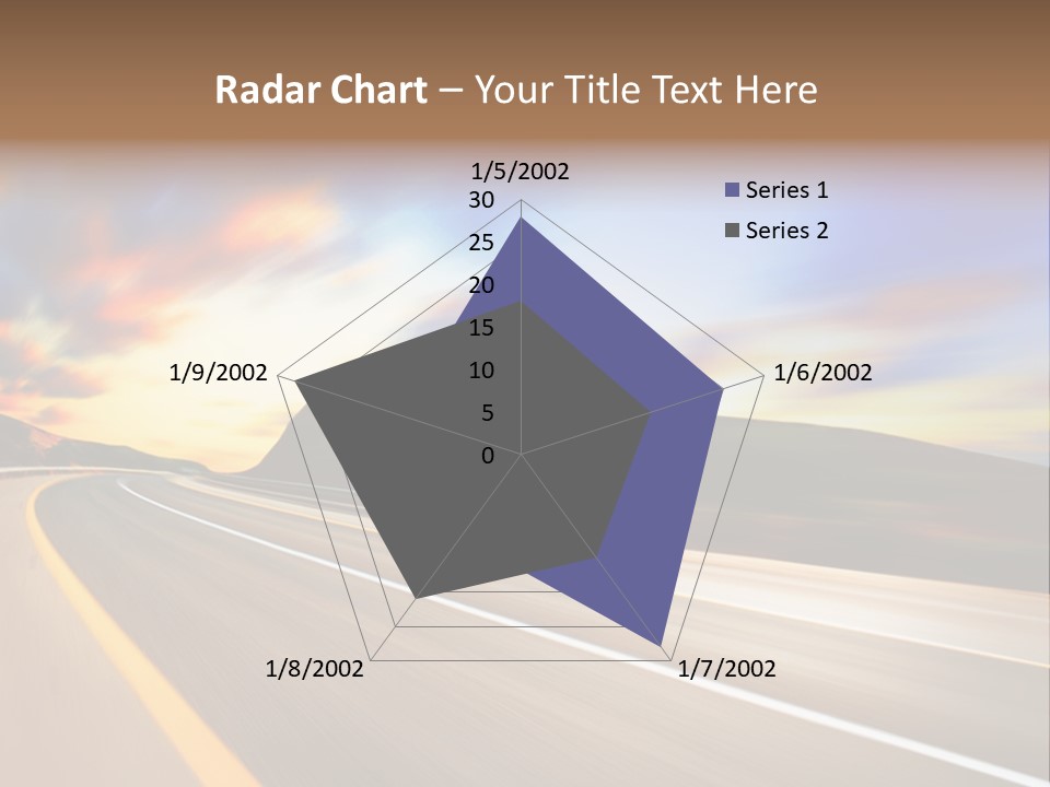 Abstract Travel Mountain PowerPoint Template