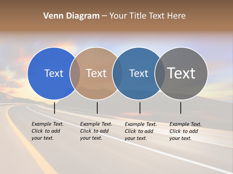 Abstract Travel Mountain PowerPoint Template